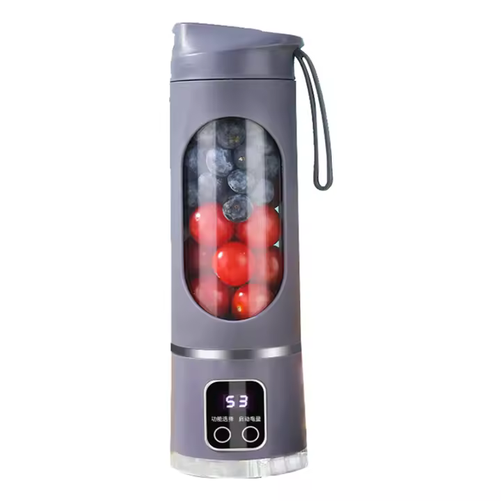 Picadora de Frutas Eléctrica Portátil de Acero Inoxidable Capacidad de 450ml - 1