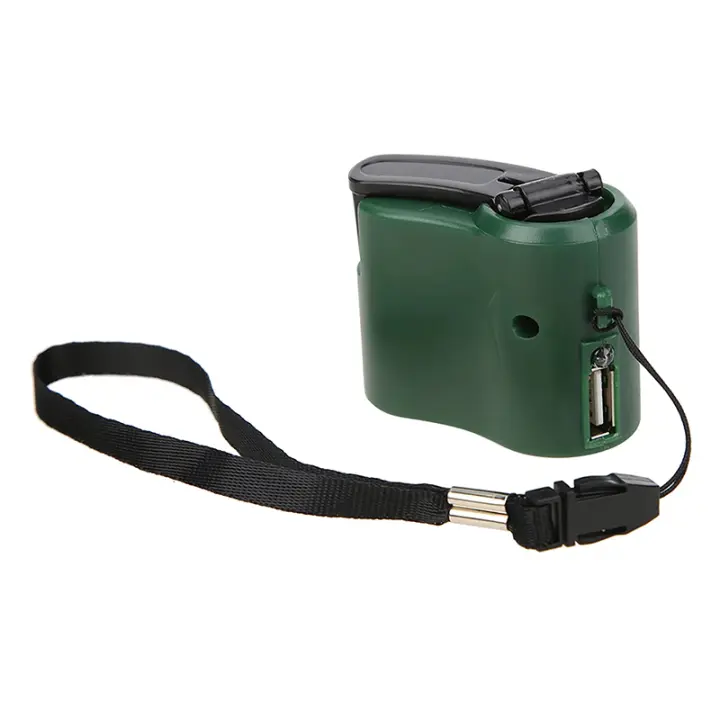 Cargador De Sobrevivencia Al Aire Libre With Generador De Dinamismo Manual 5,5 V Accesorios De Viajes Para Emergencias - 1