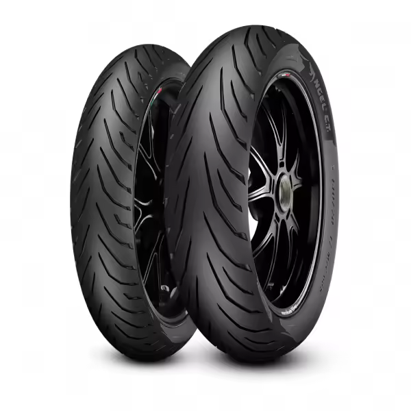 Neumático Moto S Pirelli Angel City (R) M/C 52S Tl Tire Negro,Plateado 100 / 80 / R17 - 1