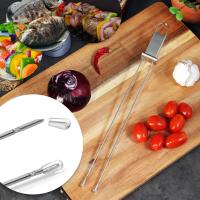 6x Premium bruchetas para Barbacoa con mango, bruchetas Dobles para barbacoa Fabricas en Maple inoxidable 430 - details 1