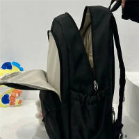 Mochila Grande De Nylon Con Gran Capacidad Para Viajes Colores Dulces Kawaii Mochila Escolar Diaria Para Estudiantes Con Cremallera - details 8