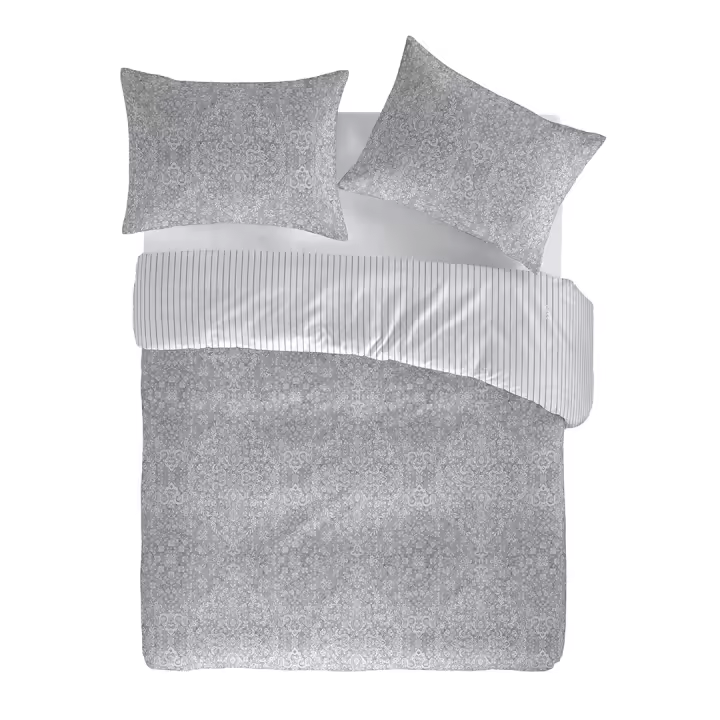 El Caballo Funda Nórdica Reversible GIRALDA/AMAZONA Gris - 100% Algodón - 1