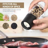 2PC Molinillos de Pimienta y Sal, juego de molinillo de especias, Pimienta y Sal con molinillo de Cerámica ajustable - details 4