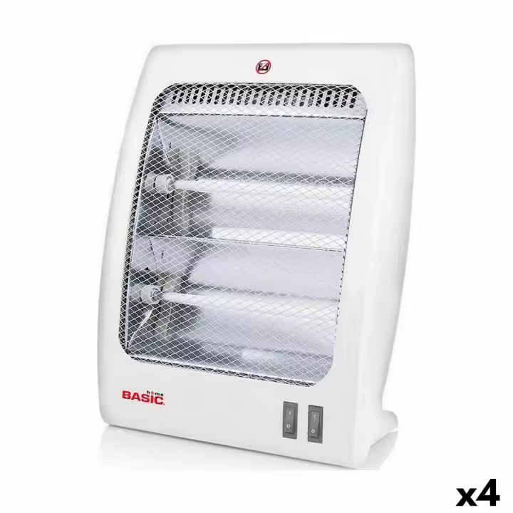 Calefactor Basic Home Eléctrico 800 W (4 Unidades) - 1