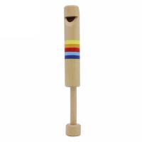 Flauta Piccolo De Madera Para Bebés Instrumento Musical Educativo Juguete De Silbato Diátonico Con Deslizamiento - details 0