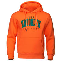 Sudadera Con Capucha Hombre Brooklyn New York 1898 Estampado Creativo Moda Oversize Cierre Sin Capucha Estilo Casual Para Todas Las Estaciones - details 2