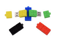 JASTER USB Flash Drives 2.0 En Cinco Colores Con Modelo De Bloques De Construcción De Silicona 64GB 32GB 16GB 8GB 4GB 128GB Memoria Stick U Disquete - details 6