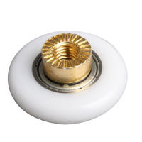 2PCS Rodillos De Puerta De Ducha Single Wheel Reemplazo De Herramientas Rueda Rodante De 19/23/25/27mm Para Puertas Deslizantes - details 2