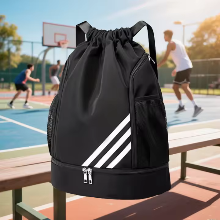 Mochila Negro - Nylon Oxford Impermeable, Separa-Zapatos Compartment, Bolsos Múltiples, &lt;20L, Ideal para Niños - 1