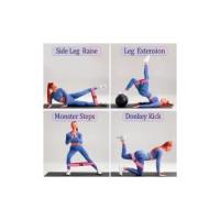 Bandas elásticas de resistencia para Yoga y Pilates, banda flexible para ejercicio, entrenamiento de glúteos y piernas, 3 piezas - details 7