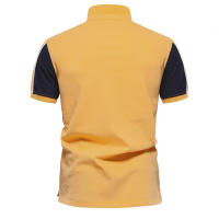 2024 Primavera y novedad de verano estilo POLO con cuello solapa color de moda simple a juego casual camiseta de manga corta para hombres - details 6