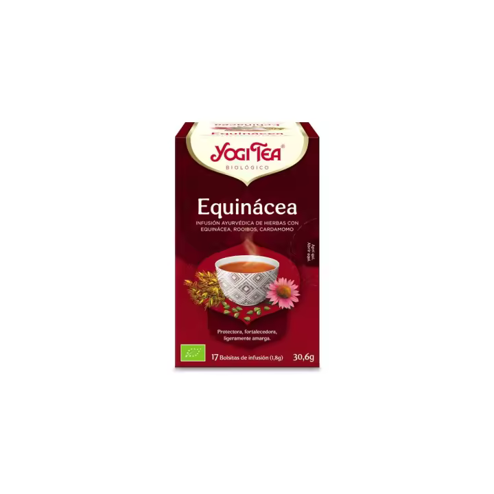 Yogi Tea Equinácea Infusión de Hierbas Ayurvédica 17 Filtros - 1