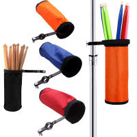 Bolsa De Tubo Para Palillos De Batería Negra Estuche Cilíndrico De Oxford Resistente Con Clip Metálico Accesorios De Percusión - details 15