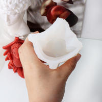 Molde De Silicona 3D Para Candles Y Artesanía En Forma De Cabeza De Ciervo Sika Oveja Erizo Animal Herramienta Decorativa Para Cera Aromaterapia Y Gypsum - details 2