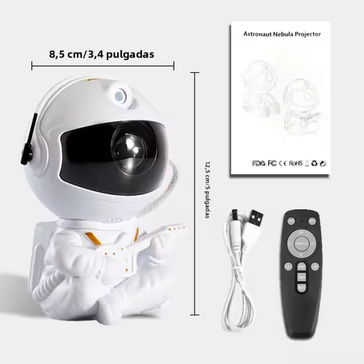 Proyector De Estrellas Luz De Noche Galaxia Astronauta Espacio Proyector Nebulosa Estelar LED Para Niños Y Adultos Regalo De Navidad Cumpleaños - 1