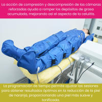 MISTIK  Máquina de Presoterapia Profesional Botas de Masaje Linfático Piernas Abdomen y Brazos Tratamiento de Celulitis Circulación Desintoxicación en Estética y Belleza Equipo Anticelulitico Complemento Cavitacion Radiofrecuencia Mistik Beauty Madrid - details 17