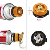 Adaptador De Recarga De Estufa De Gas Para Camping Al Aire Libre Adaptador De Botella De Propano LPG a Burner Plano Metal Manual Para 3-5 Usuarias - details 1