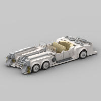 Set De Bloques De Construcción the League of Extraordinary Gentlemen Spirit of Nemo Clásico Super Coche De Carreras Regalos Para Niños Modelo De Coche - details 8