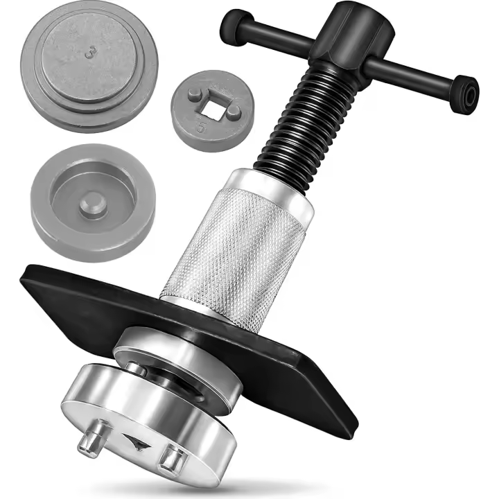 JOMAFA - REPOSICIONADOR DE PISTONES DE FRENO DERECHO CON 3 ADAPTADORES  - 10595 - 1