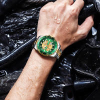 Reloj CURREN Para Hombre Diseño Mécanico Imitado En Acero Inoxidable Bandeja Luminoso Resistente Al Agua Estilo Casual Y Moda - details 15