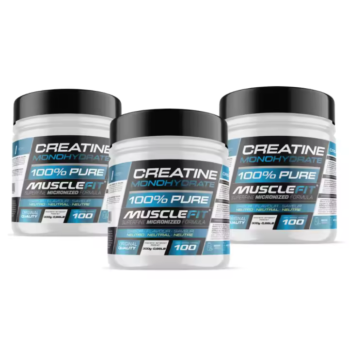 Pack 3 Creatina Monohidrato Micronizada + (regalo) - MuscleFit │Pack Súper Ahorro │MuscleCult - 1