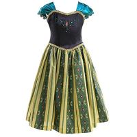 Vestido De Princesa Elsa De Halloween Para Niñas Disfraz De Reina De Hielo Anna Coronación Elegante Vestido De Fiesta Cumpleaños - details 0