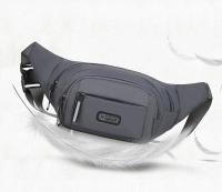 Nueva Bolso De Cintura De Lona Pura Para Hombres Deporte Al Aire Libre Correr Antiguo Ultra Delgado Invisible Con Cierre De Seguridad - details 5