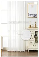 Cortinas de visillo lino y poliéster decorado en la parte inferior con diseño dd 3 lineas.Decoracion para hogar,oficina. - details 0