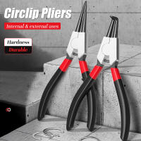 Aguja De Anillo Snap 9'' Herramienta De Juego Interno/Externo Para Reparación Eléctrica Pinzas Curvas/Directas De Alta Resistencia - details 2
