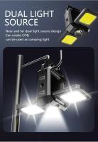 Linterna De Bolsillo XPE 1000LM COB LED Mini Linterna De Llave USB Recargable Impermeable IPX4 Para Camping Y Senderismo Al Aire Libre - details 7