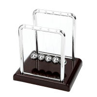 Newton's Cradle Balanza De Bolas De Acero Pendulo De Ciencia Y Física Decoración De Escritorio Metal Bola De Equilibrio - details 3