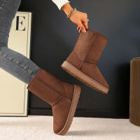 Botas De Nieve Para Mujer Talla Grande 44 Botines De Invierno Impermeables Y Cálidos Con Plataforma Casual Slip on 2024 Moda - details 2