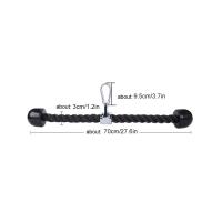 Cuerda De Tríceps Para Entrenamiento De Bíceps Y Abdominales En Gimnasio Equipo De Fitness Para Construcción Corporal - details 2