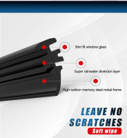 Limpia Parabrisas De Coche 6mm Láminas De Recambio Para Limpia Parabrisas Universal En Goma Adecuado Para Coches Sin Marco - details 3