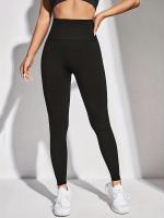 Pantalones Deportivos De Yoga Para Mujer Color Sólido Tallas Grandes Con Cintura Elástica Ropa De Fitness Y Abdomen - details 4