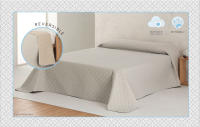 HIPERMANTA. COLCHA BOUTI ACOLCHADA REVERSIBLE BICOLOR PARA CAMA DE 90 (180x270cm). VARIOS COLORES A ELEGIR. FABRICADO EN ESPAÑA. - details 0