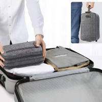 Bolso De Maquillaje Para Hombres Y Mujeres Calidad Superior Organizador De Viaje Impermeable Estuche De Almacenamiento Con Cierre De Cremallera - details 6