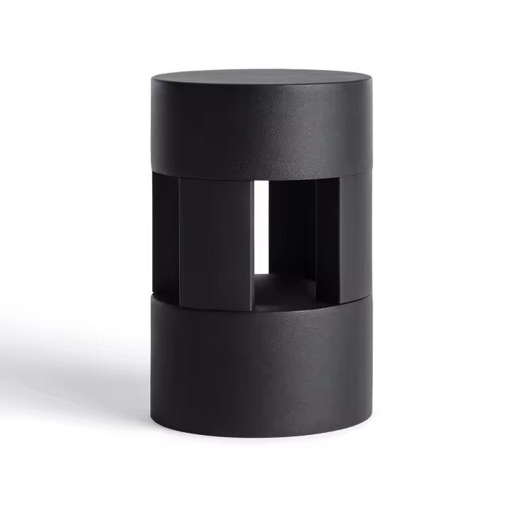 Ledkia Baliza Sobremuro Exterior LED 7W Aluminio 14cm Mokka Negro - 1