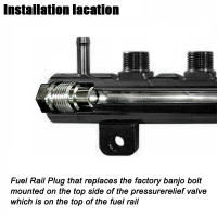 Válvula De Tapa De Alimentación De Combustible M20x1.5 Para Chevy GMC 6.6l Duramax 05-10 Y Dodge 6.7l Cummins Material De Acero Inoxidable - details 0