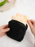 Bolsa Organizadora De Cuero PU Impermeable Para Joyería Bolsa Sanitaria Semanal Portátil Para Mujeres Bolsa De Almacenamiento De Parches Menstruales Al Aire Libre - details 3