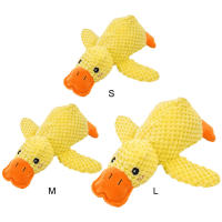 Juguete De Peluche Para Perros Calmante Con Pato De Terciopelo Masticable Y Resistente Al Masticar Para Pequeños Y Grandes Perros Suministros Para Mascotas - details 12