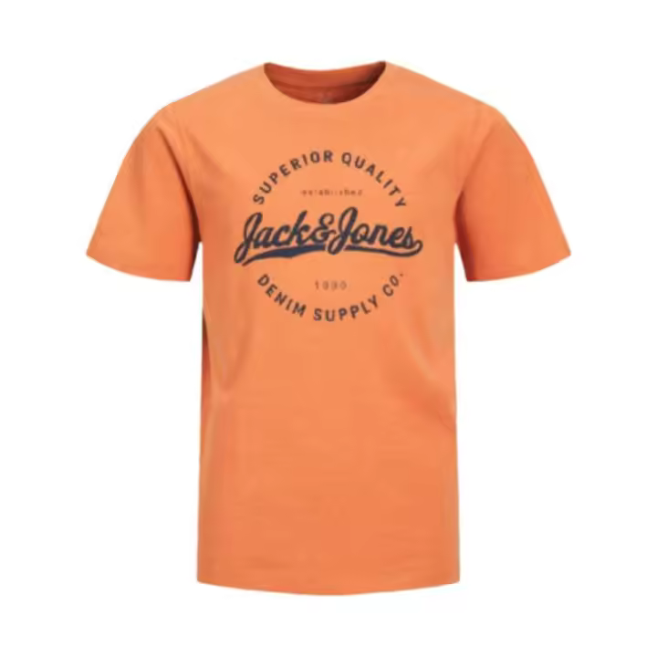 JACK&JONES - Camiseta de manga corta para niño en color naranja - 1