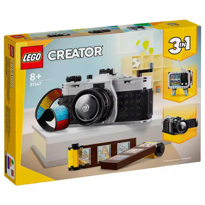 LEGO CREATOR 3 EN 1 – CÁMARA RETRO 31147, TIENDA CON LICENCIA OFICIAL - 1