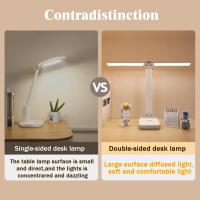 Lámpara De Mesa Plegable USB Recargable LED Táctil 3 Niveles De Brillo Protección Ocular Para Dormitorio Y Oficina - details 3