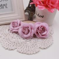10pcs Flores Artificiales De Seda Rosa Hechas a Mano Para Decoración De Boda Accesorios Para Ropa Y Sombreros Clip DIY Wreath Hat Dress - details 7