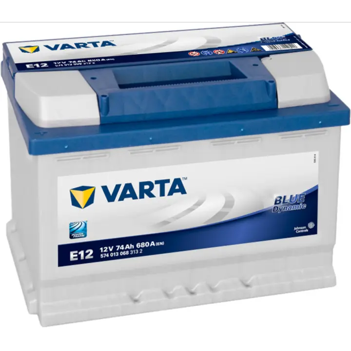 Batería de coche Varta E12 Blue Dynamic. 12V - 74Ah/680A (EN) 574 013 068 313 2 Caja L3 - 1