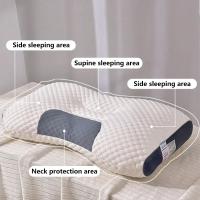 Almohada De Látex Cervical De Calidad Estelar Sin Miedo a Bacterias Y Pulgas Almohada Para Descanso Doméstico Con Soporte Para El Cuello No Se Colapsa - details 1