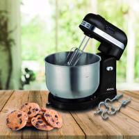 Batidora amasadora Jocca con bowl de acero inoxidable con capacidad de 3.5L y autorrotación, 5 velocidades, 2 varillas diferentes con empuje ajustable izquierda o derecha y 350W de potencia - details 0