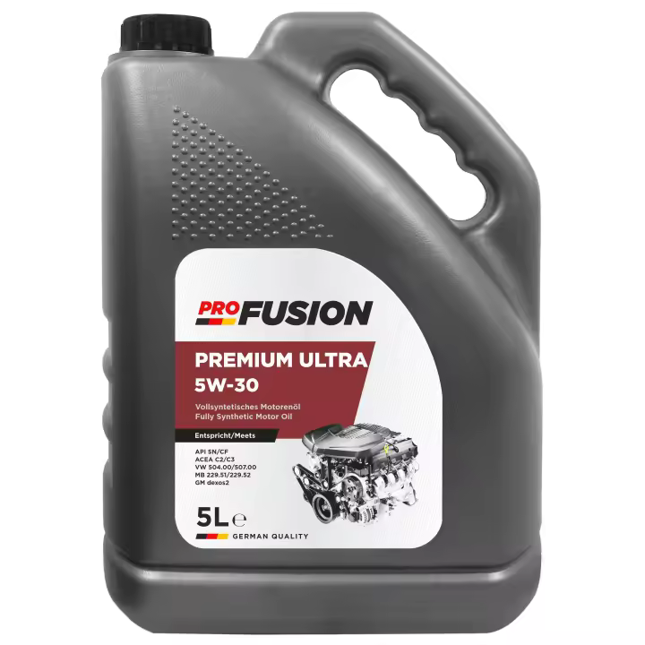 ProFusion Aceite para Motores Gasolina y Diésel - Lubricante Sintético para Coche 5w30 Premium Ultra C3 5L - 1
