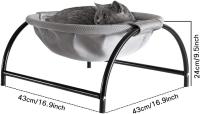 Cama Para Gatos Y Perros Colchón Hamaca De Algodón Transpirable Desmontable Con Estructura Fuerte Y Estable Suministro De Mascotas - details 4
